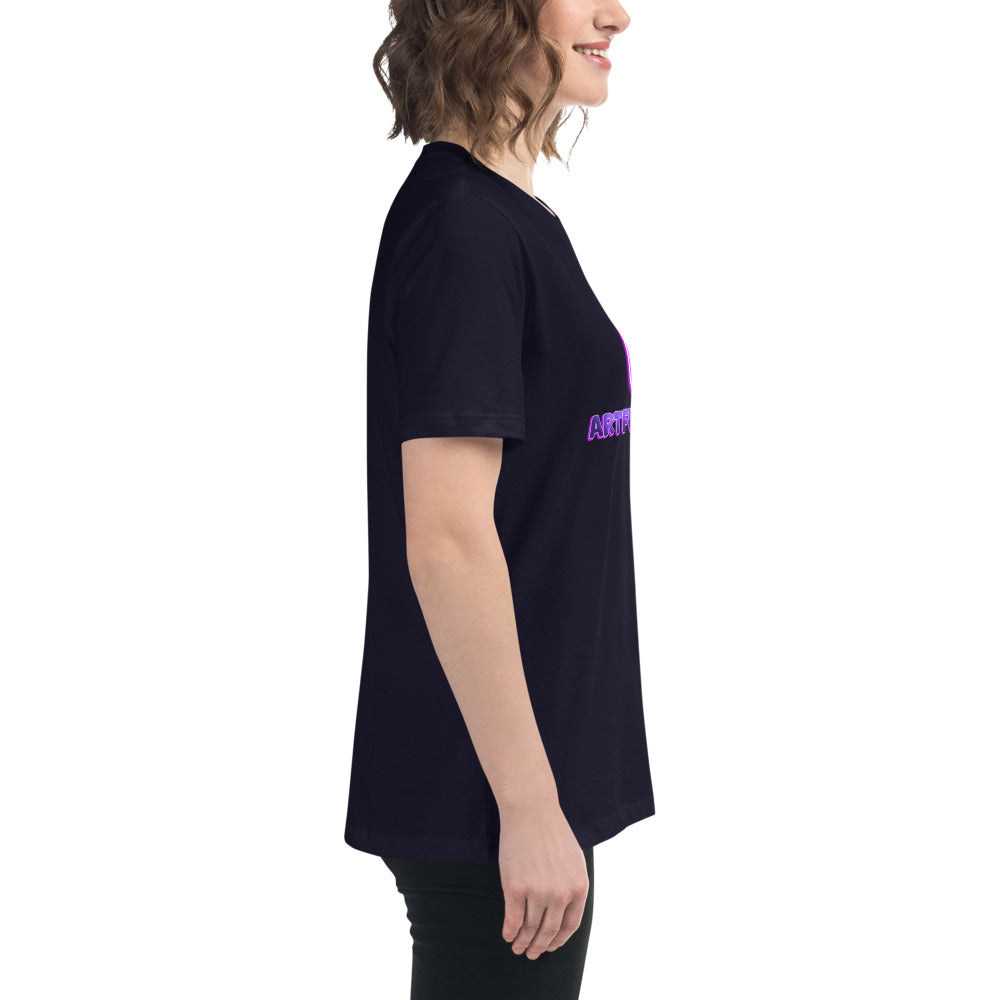 Artful Alienz logo Women's Relaxed T-Shirt