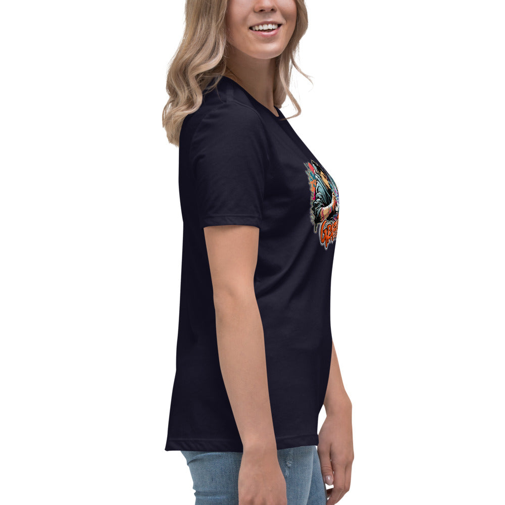 GraffyTees Writer Vandal with Pilot Marker Women's Relaxed T-Shirt