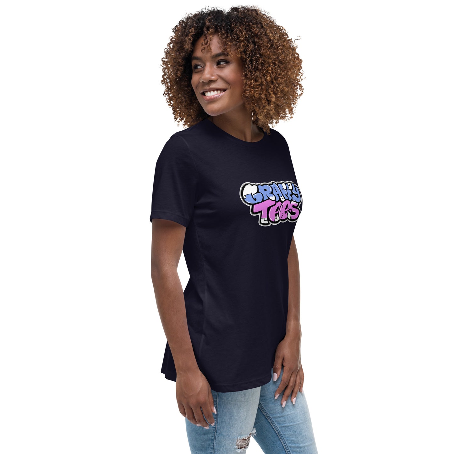 Graffitees Bubble letter logo Women's Relaxed T-Shirt