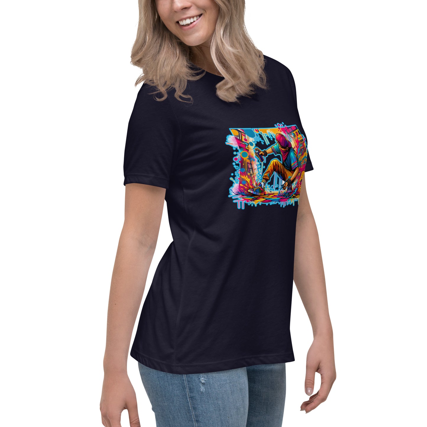 GraffyTees Vandal Artist Full ColorWomen's Relaxed T-Shirt