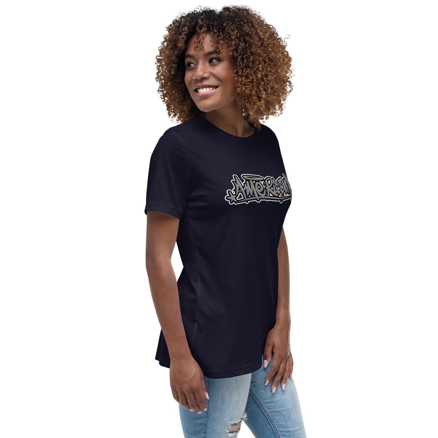 Graffytees American Graffiti Women's Relaxed T-Shirt