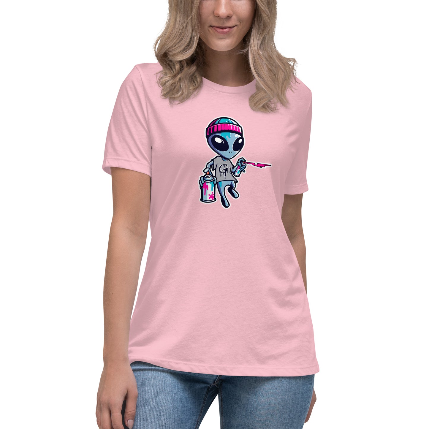 GraffyTees Artful Alienz Mascot Women's Relaxed T-Shirt