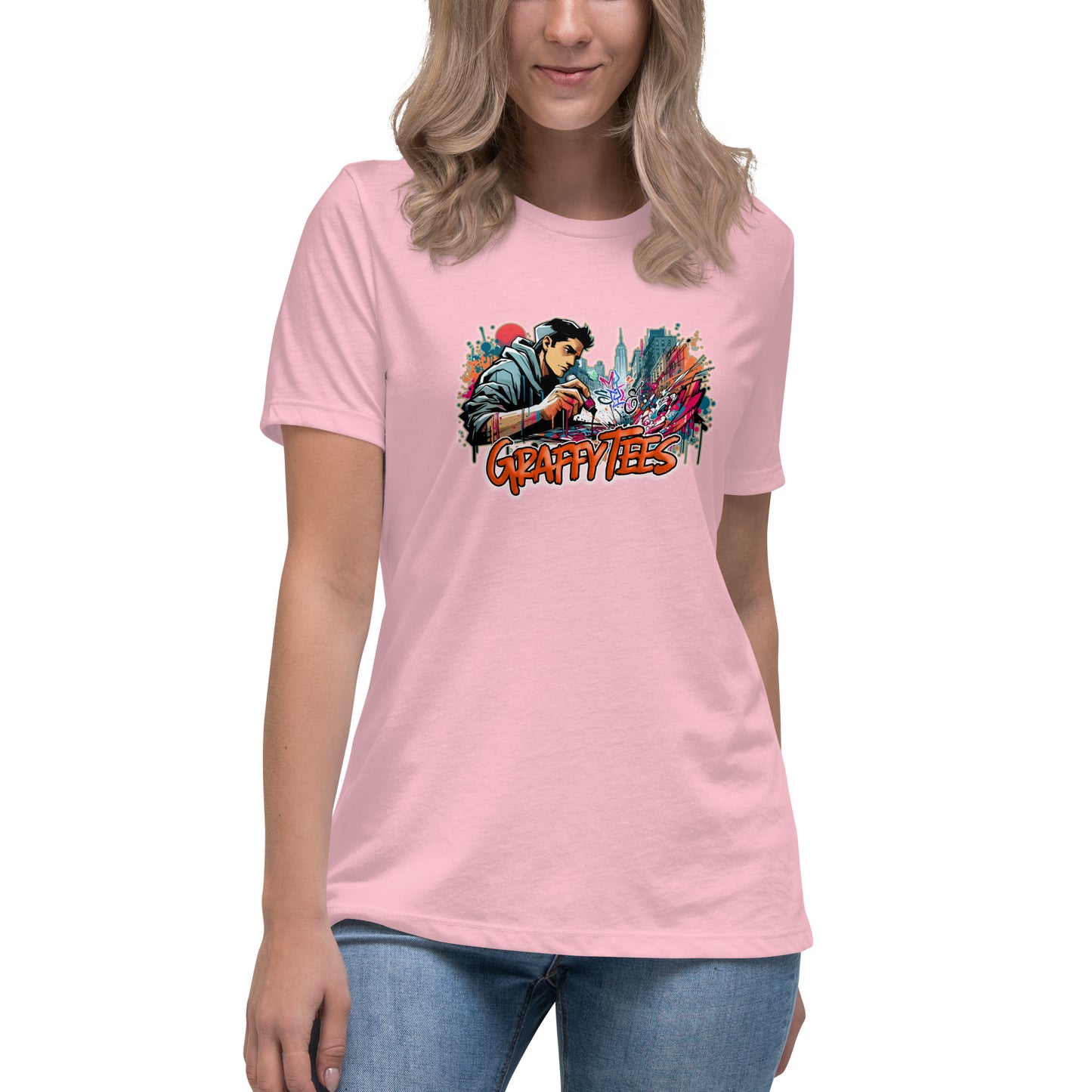 GraffyTees Writer Vandal with Pilot Marker Women's Relaxed T-Shirt
