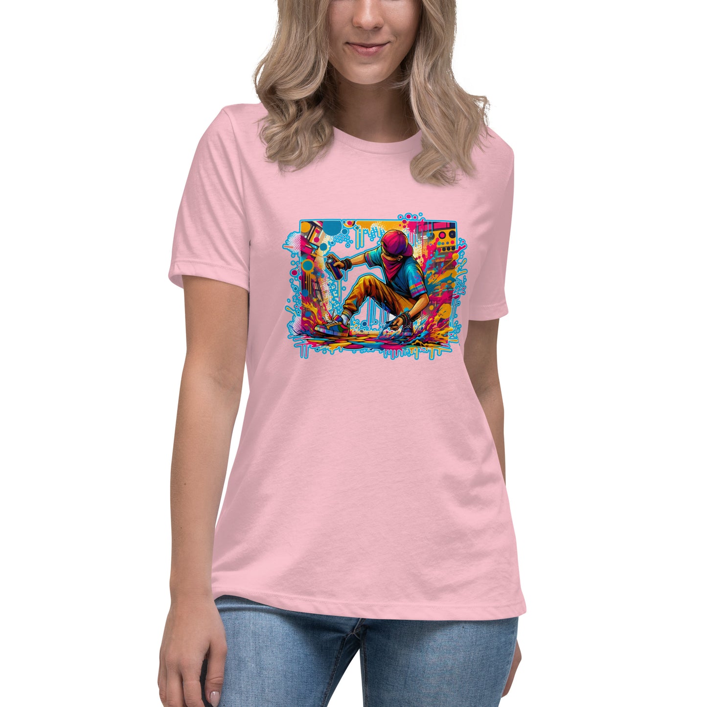 GraffyTees Vandal Artist Full ColorWomen's Relaxed T-Shirt