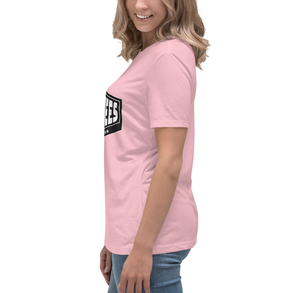 Graffytees black diamond design Women's Relaxed T-Shirt