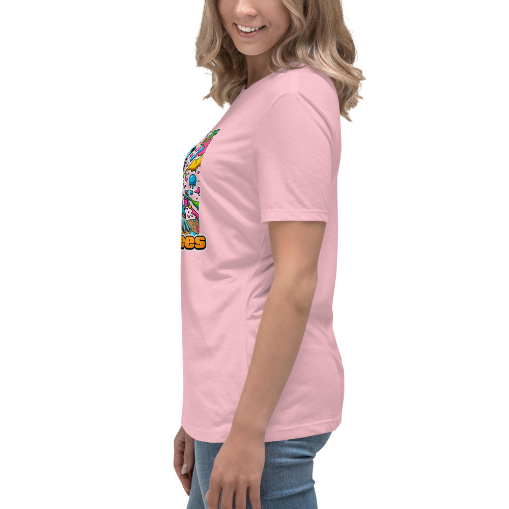 GraffyTees Alien Painter W bucket hat Women's Relaxed T-Shirt