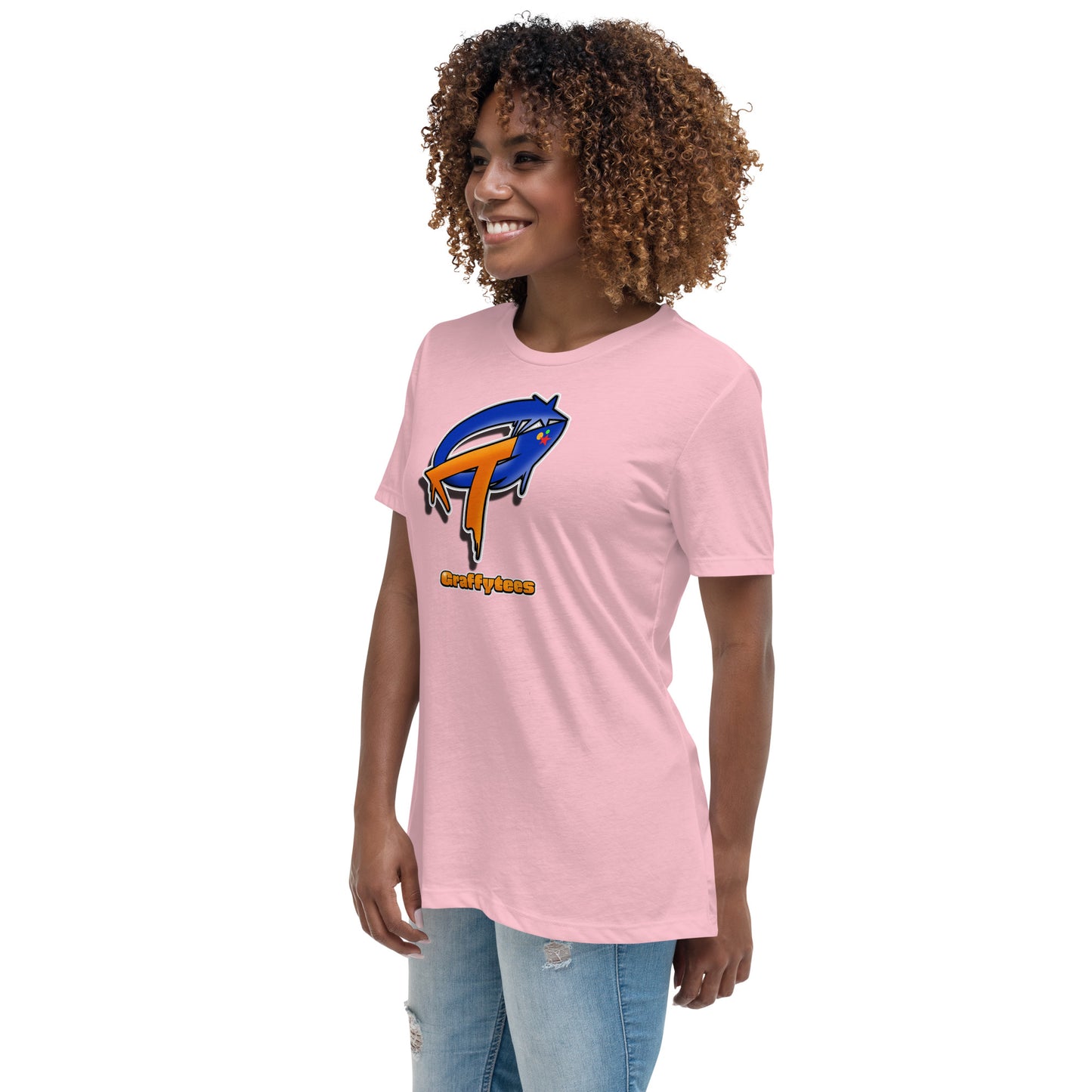 Graffytees GT graffiti monogram Women's Relaxed T-Shirt