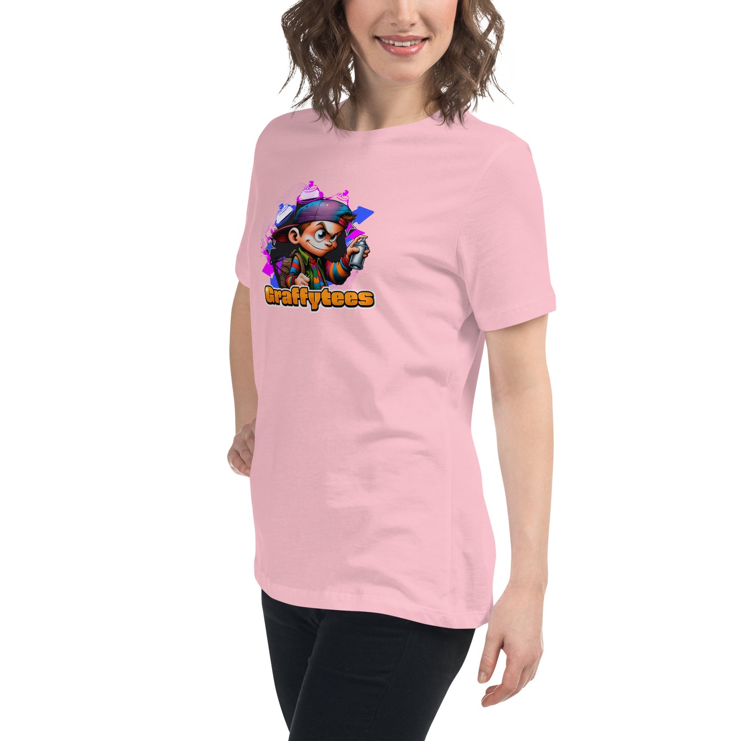 Graffytees Graffiti Vandal design Women's Relaxed T-Shirt