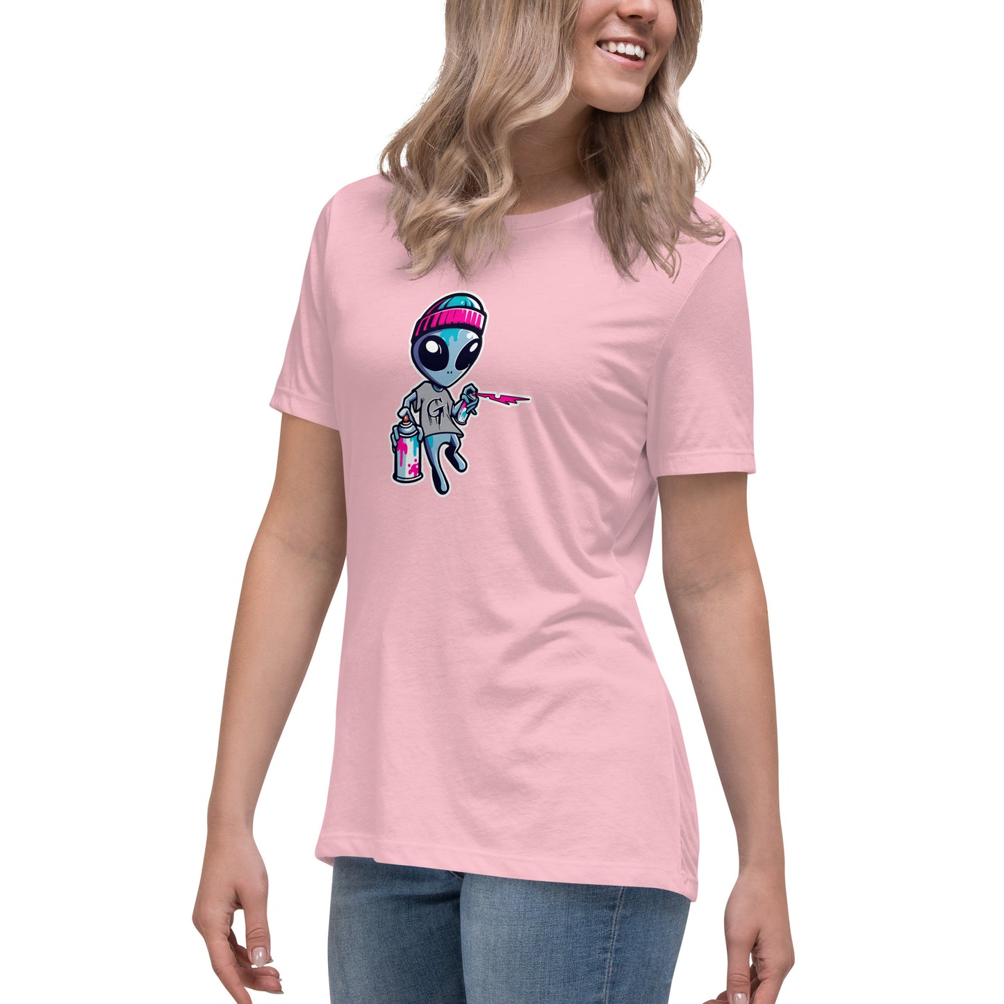 GraffyTees Artful Alienz Mascot Women's Relaxed T-Shirt