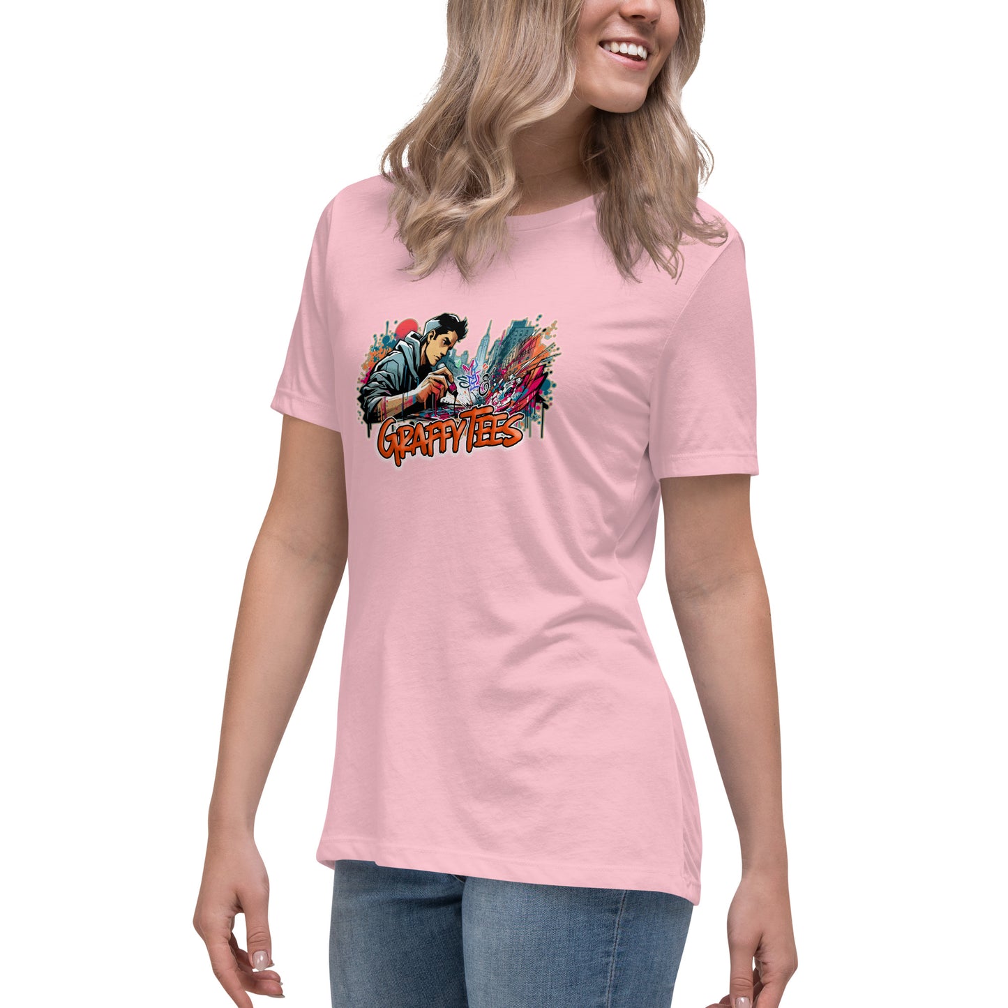 GraffyTees Writer Vandal with Pilot Marker Women's Relaxed T-Shirt
