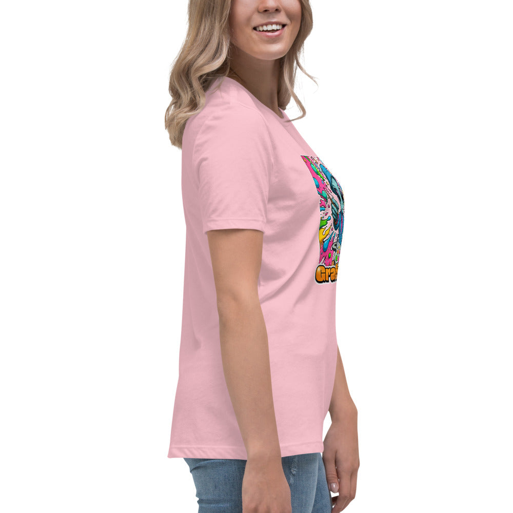 GraffyTees Alien Painter W bucket hat Women's Relaxed T-Shirt