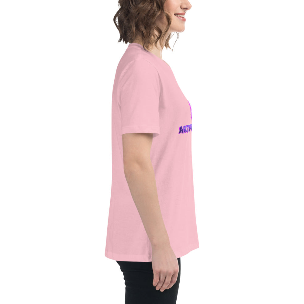 Artful Alienz logo Women's Relaxed T-Shirt