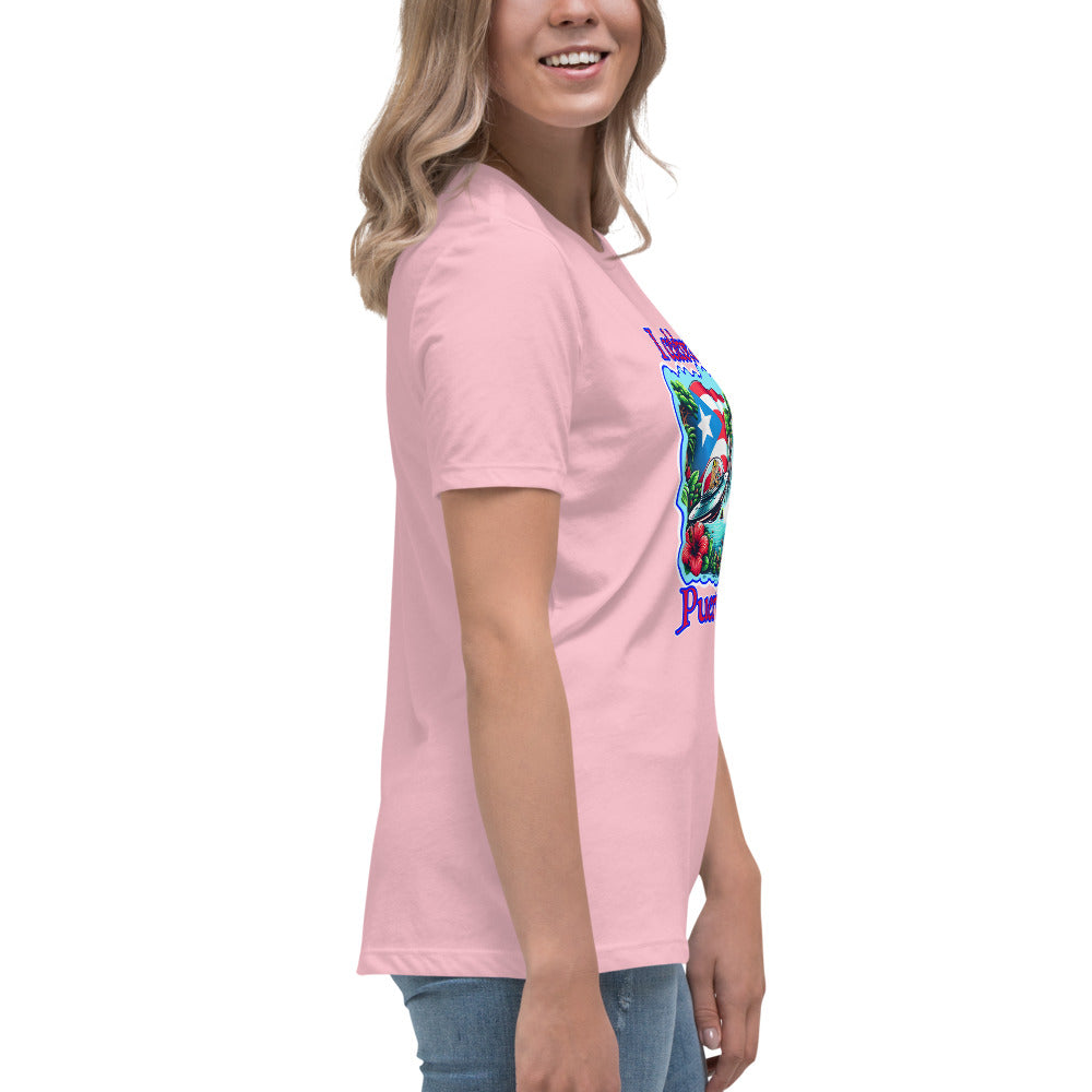 Graffytees I celebrate Puerto Rico Women's Relaxed T-Shirt