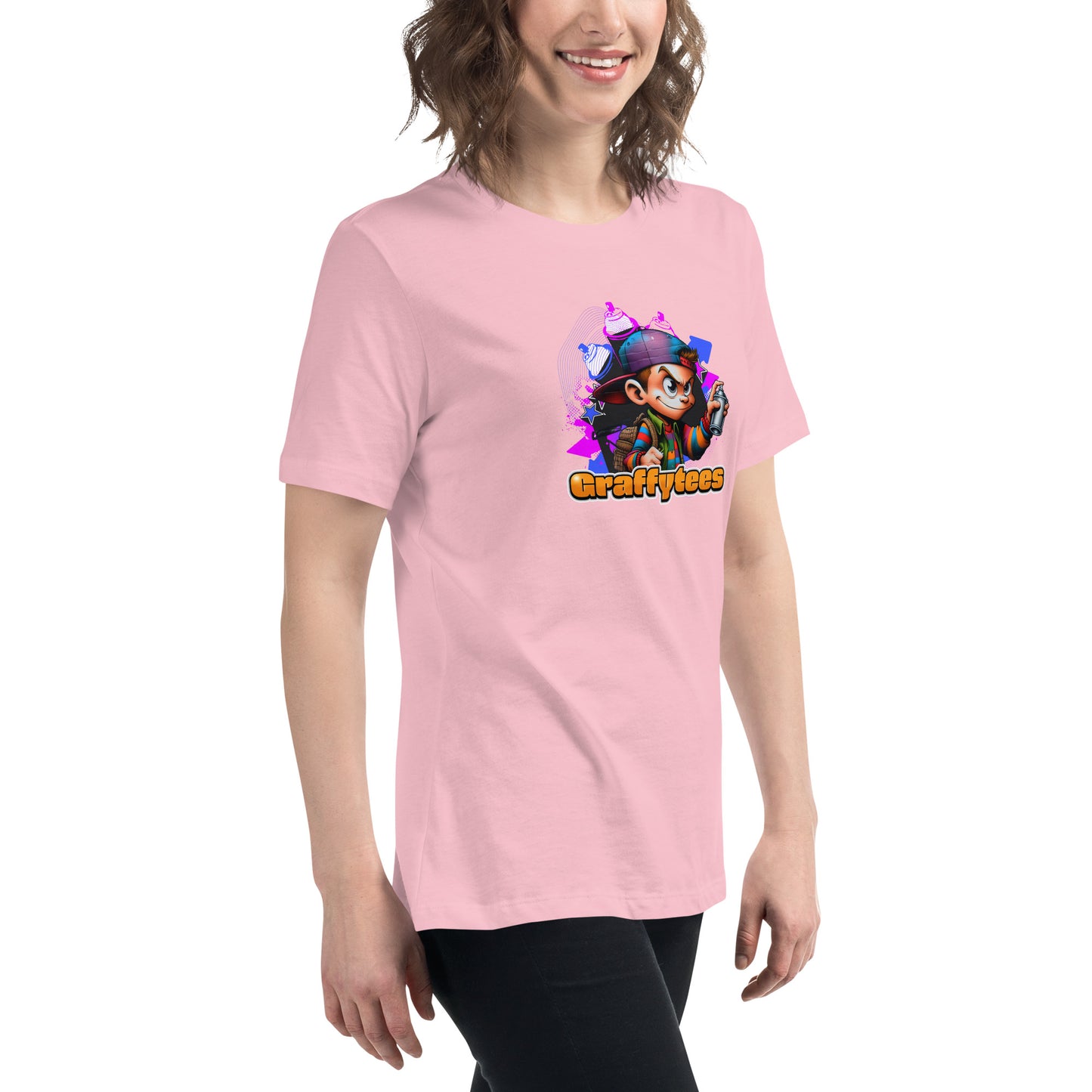 Graffytees Graffiti Vandal design Women's Relaxed T-Shirt