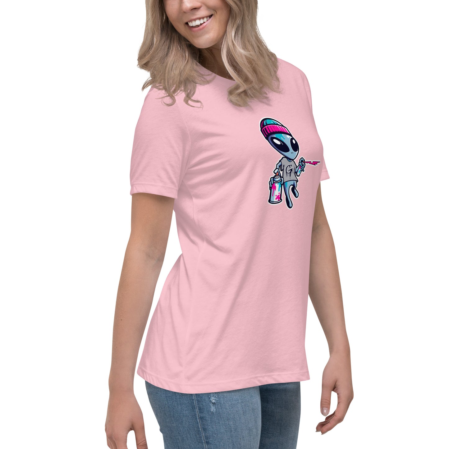 GraffyTees Artful Alienz Mascot Women's Relaxed T-Shirt