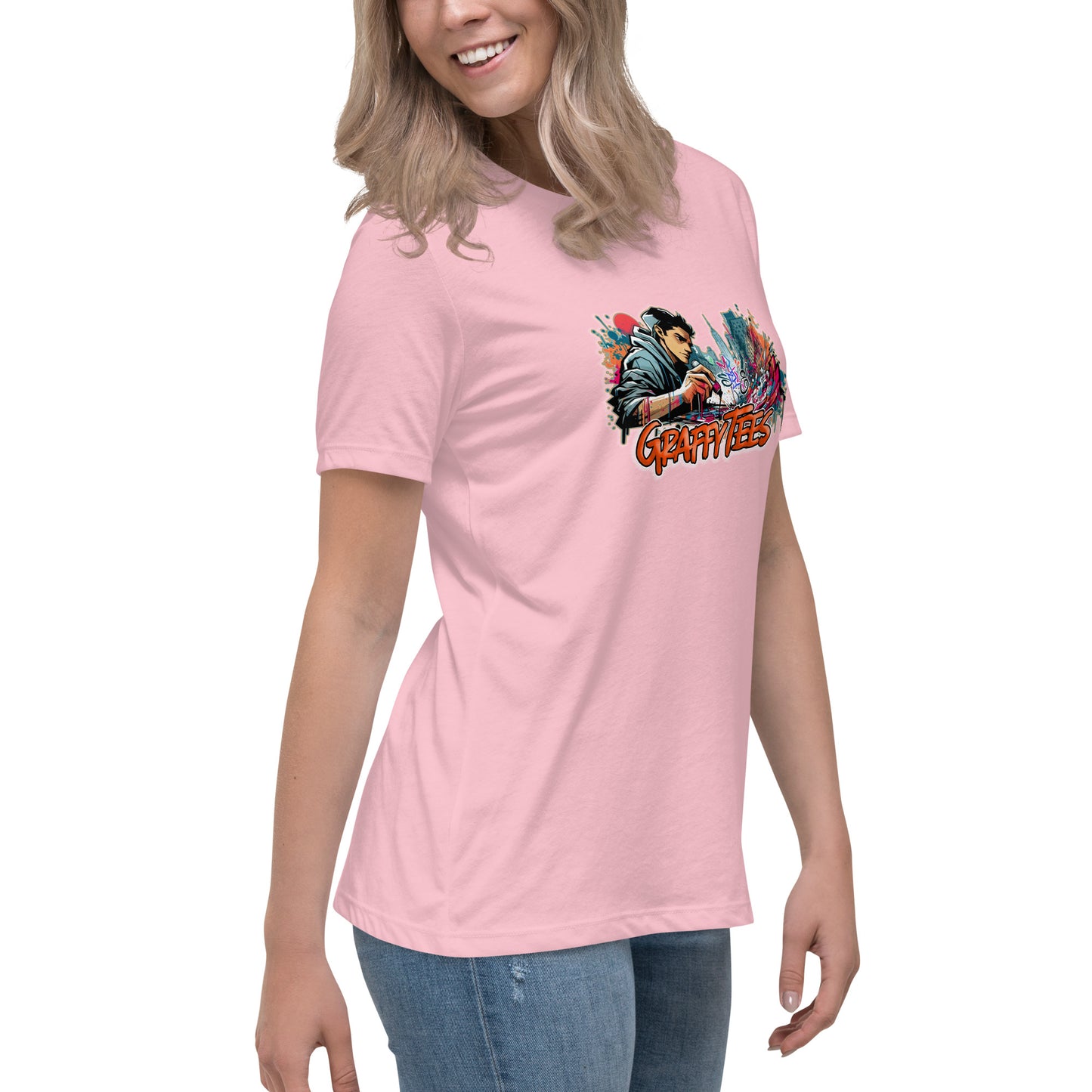 GraffyTees Writer Vandal with Pilot Marker Women's Relaxed T-Shirt