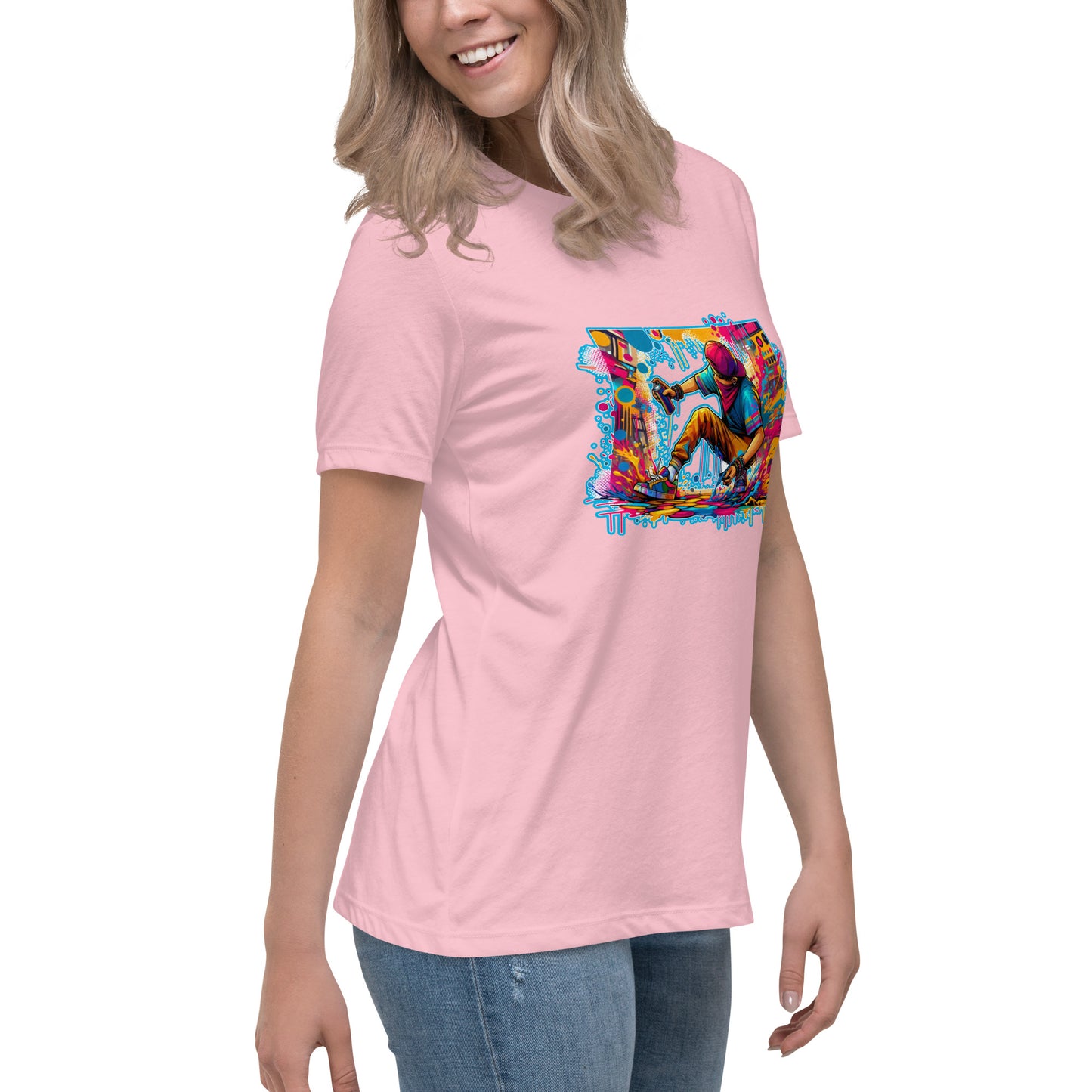 GraffyTees Vandal Artist Full ColorWomen's Relaxed T-Shirt