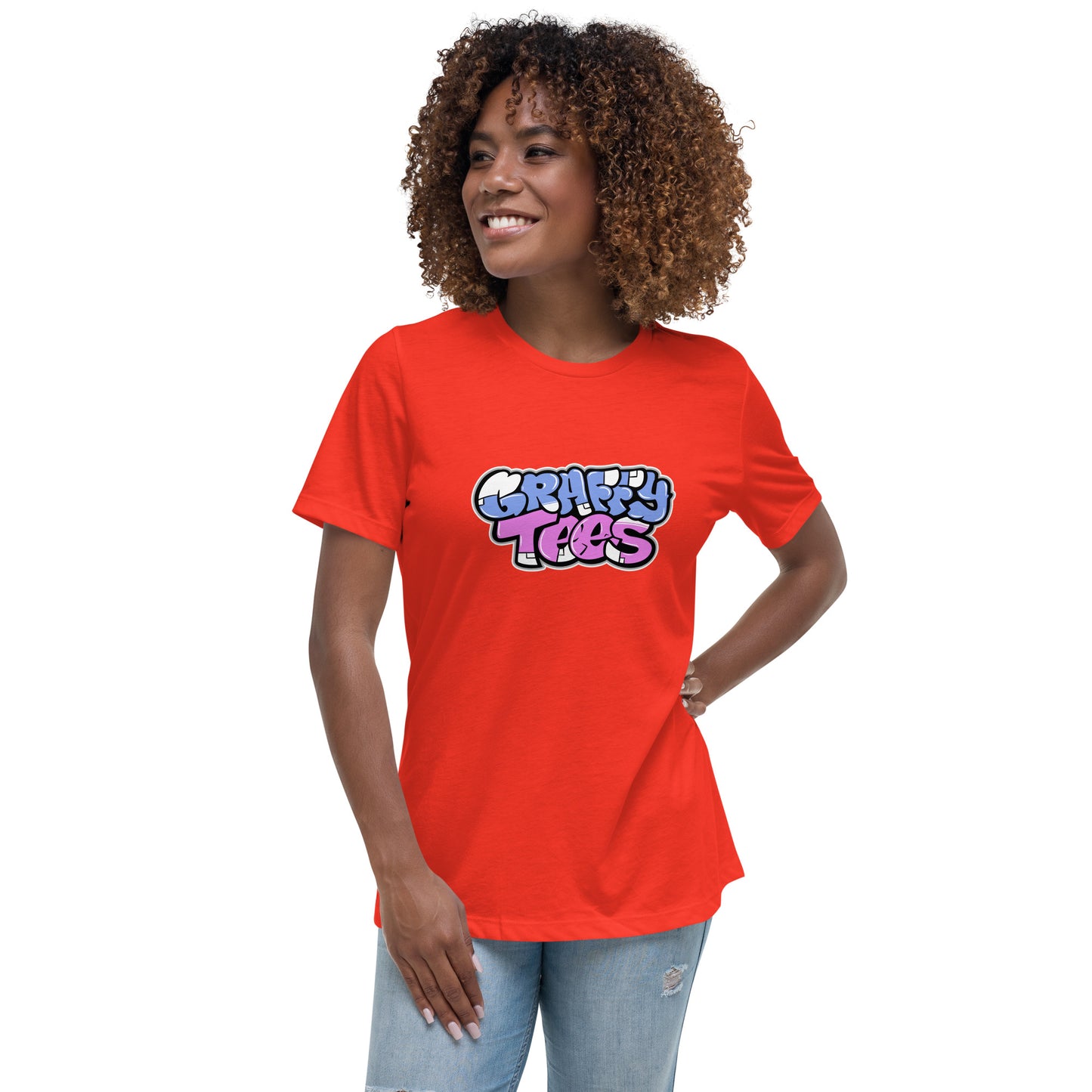Graffitees Bubble letter logo Women's Relaxed T-Shirt