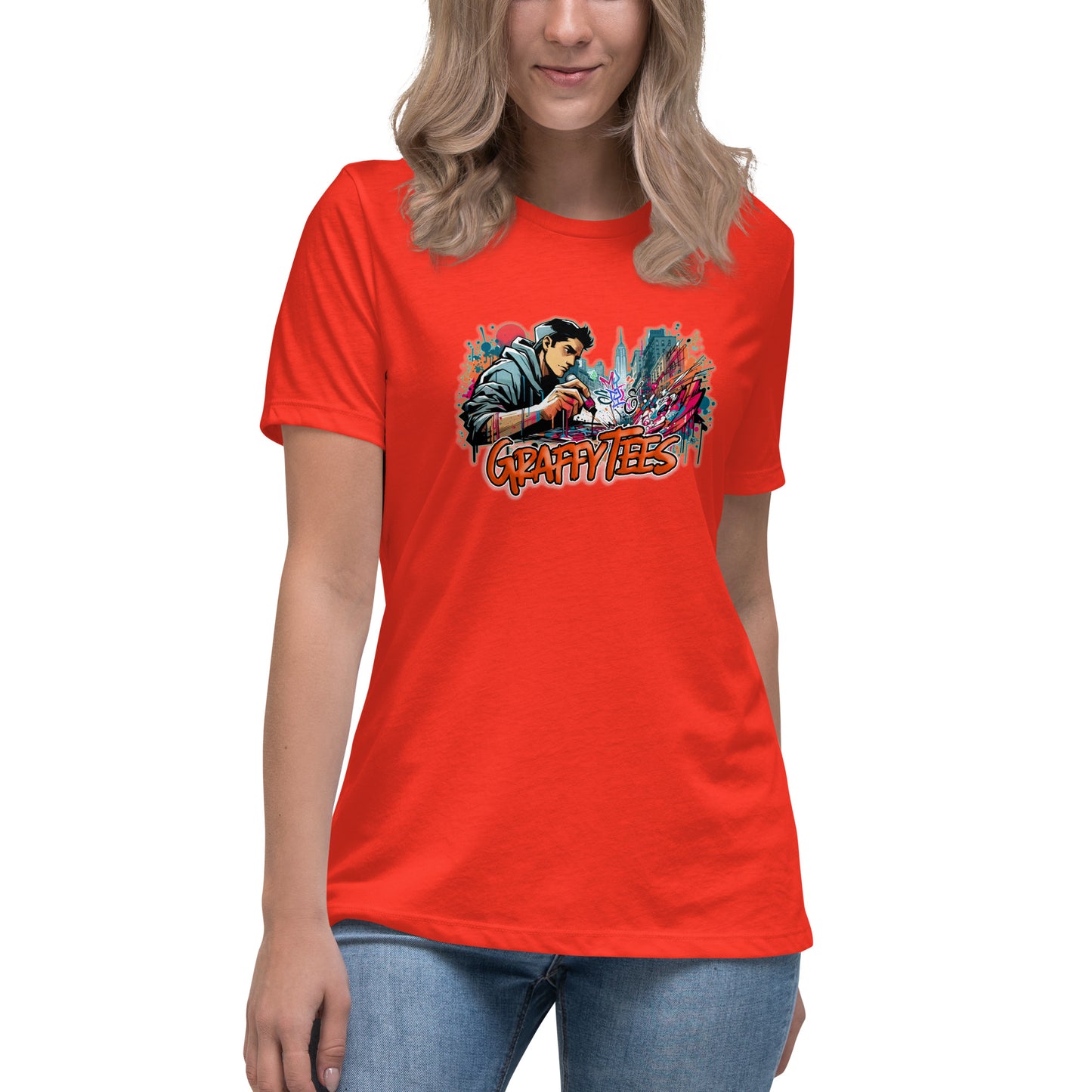 GraffyTees Writer Vandal with Pilot Marker Women's Relaxed T-Shirt