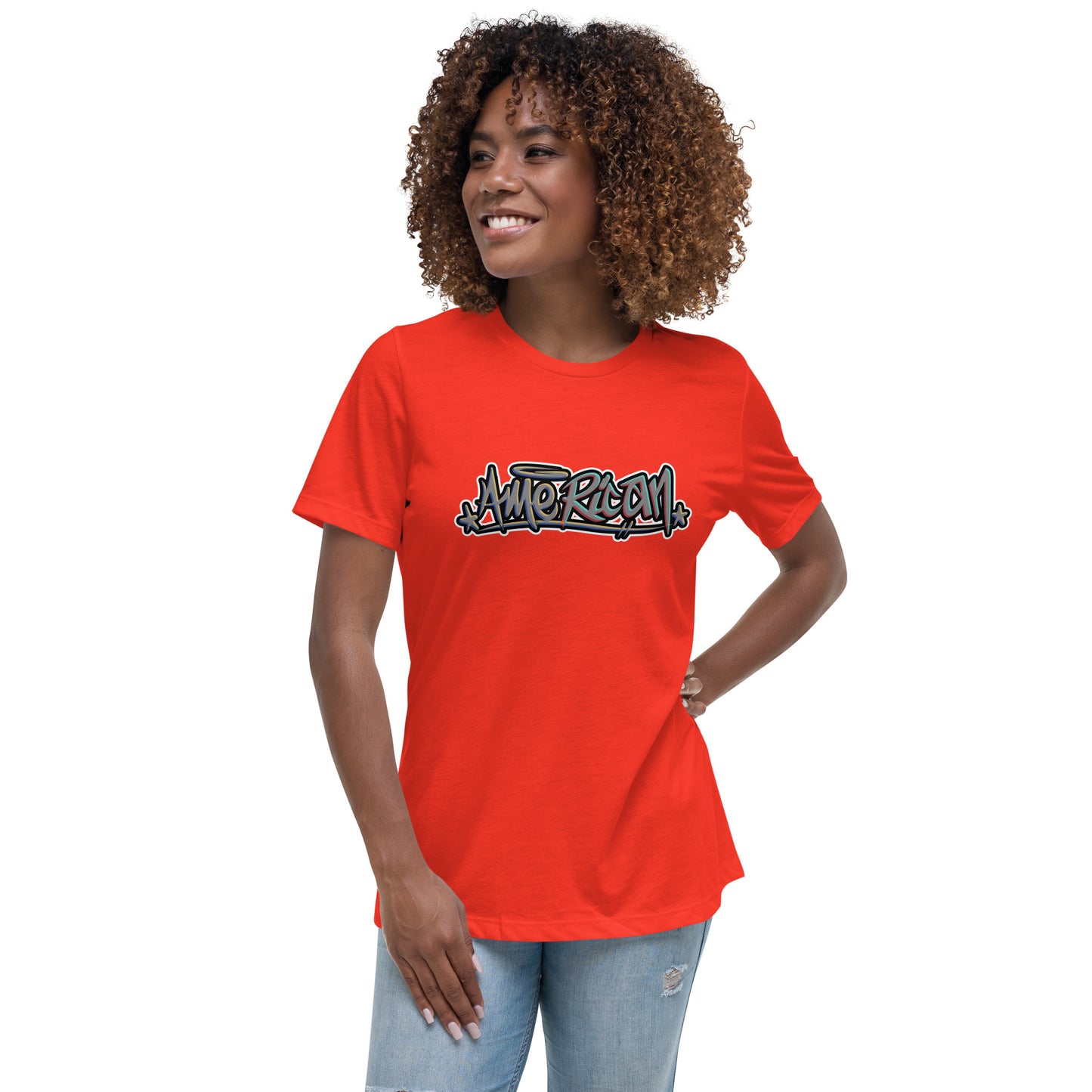 Graffytees American Graffiti Women's Relaxed T-Shirt