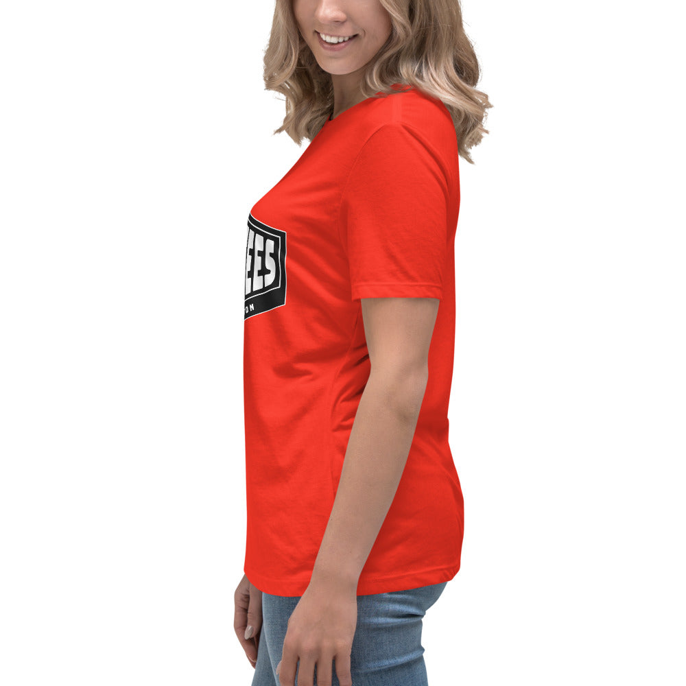Graffytees black diamond design Women's Relaxed T-Shirt