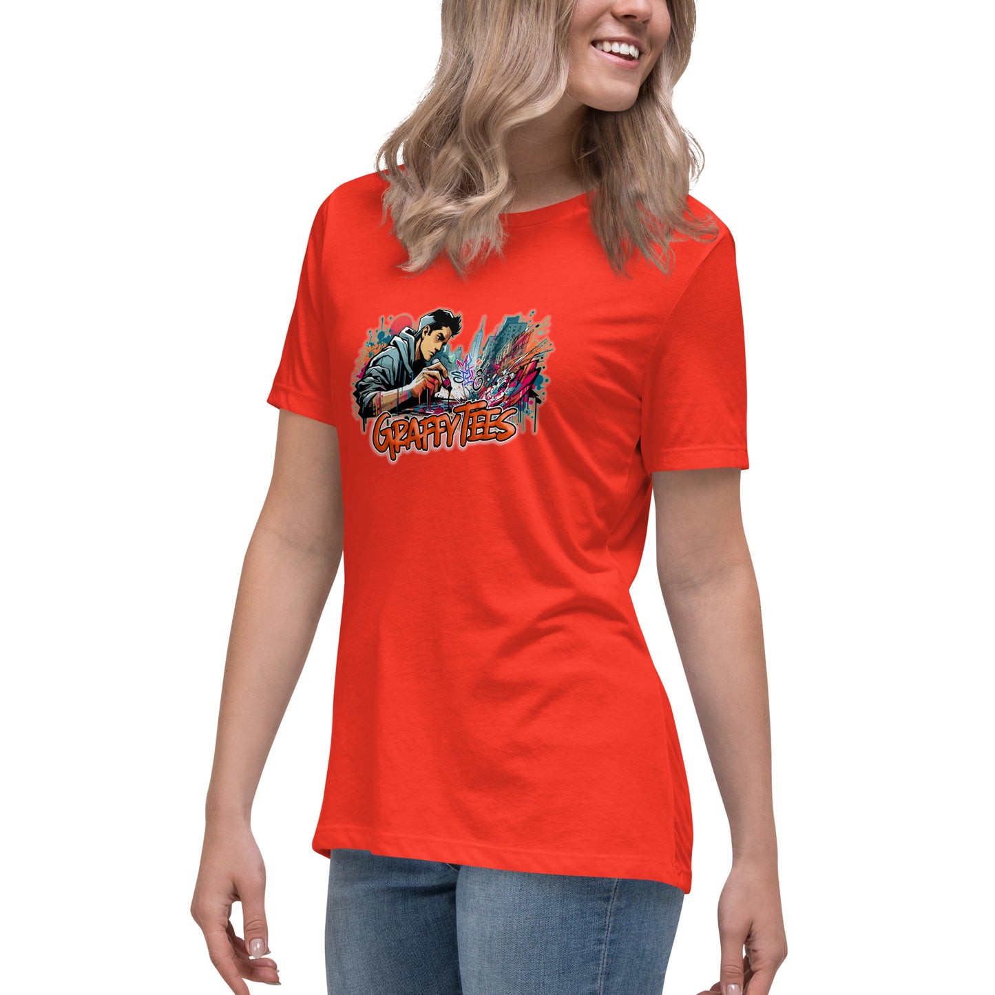 GraffyTees Writer Vandal with Pilot Marker Women's Relaxed T-Shirt