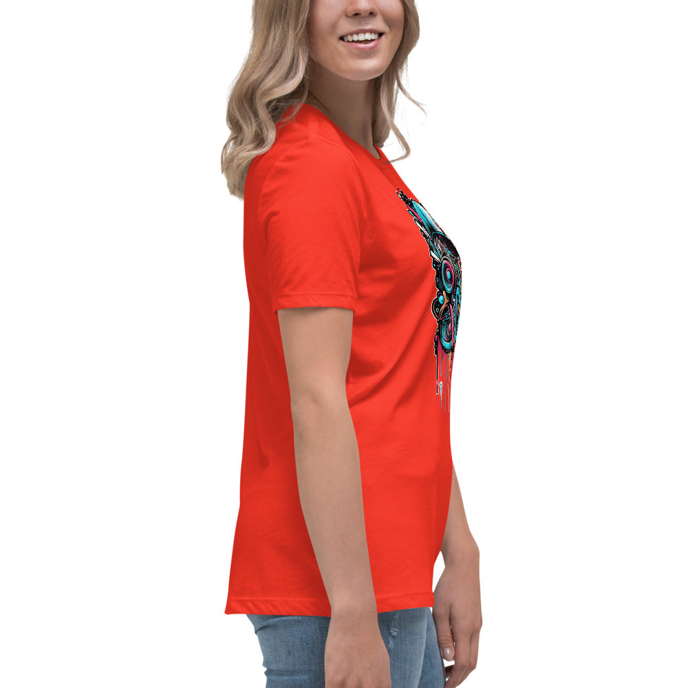 Graffytees Loud Love Graffiti design Women's Relaxed T-Shirt