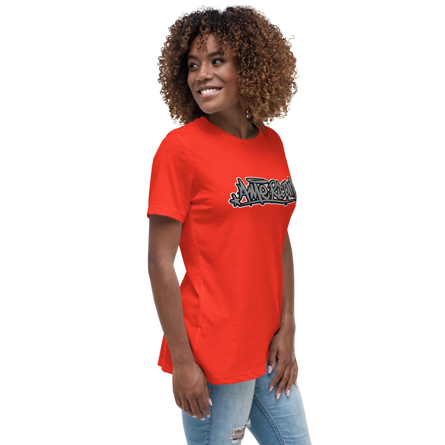 Graffytees American Graffiti Women's Relaxed T-Shirt