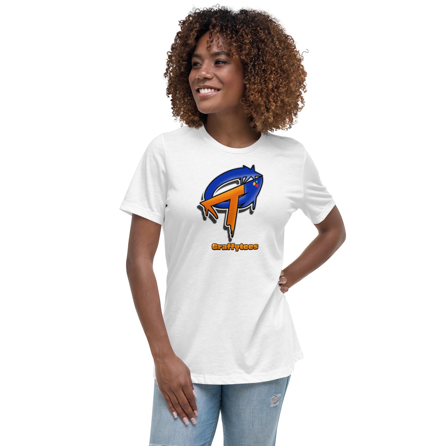 Graffytees GT graffiti monogram Women's Relaxed T-Shirt