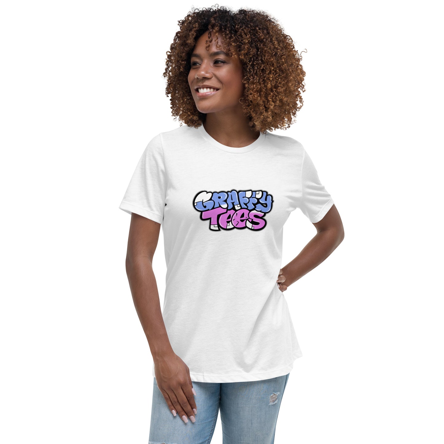 Graffitees Bubble letter logo Women's Relaxed T-Shirt