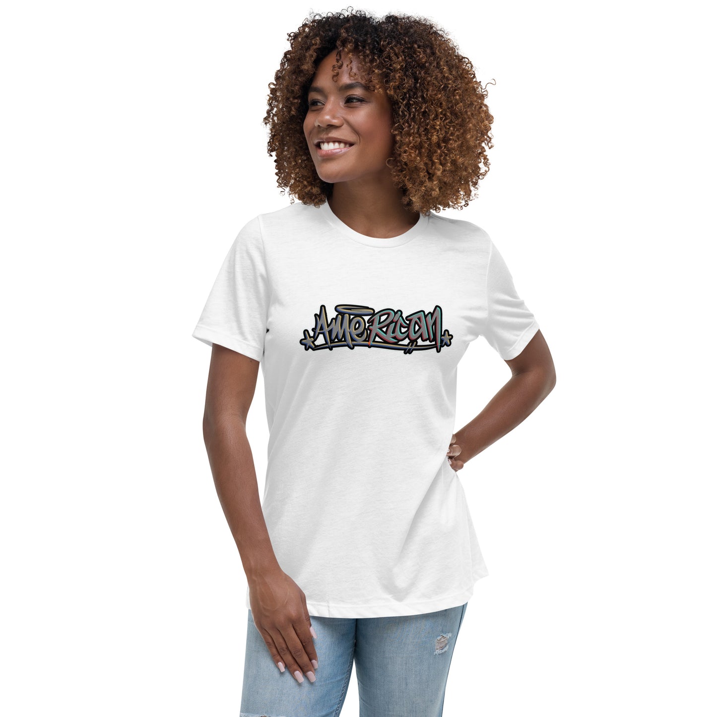 Graffytees American Graffiti Women's Relaxed T-Shirt