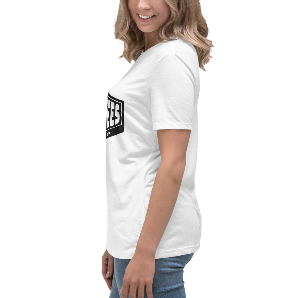 Graffytees black diamond design Women's Relaxed T-Shirt