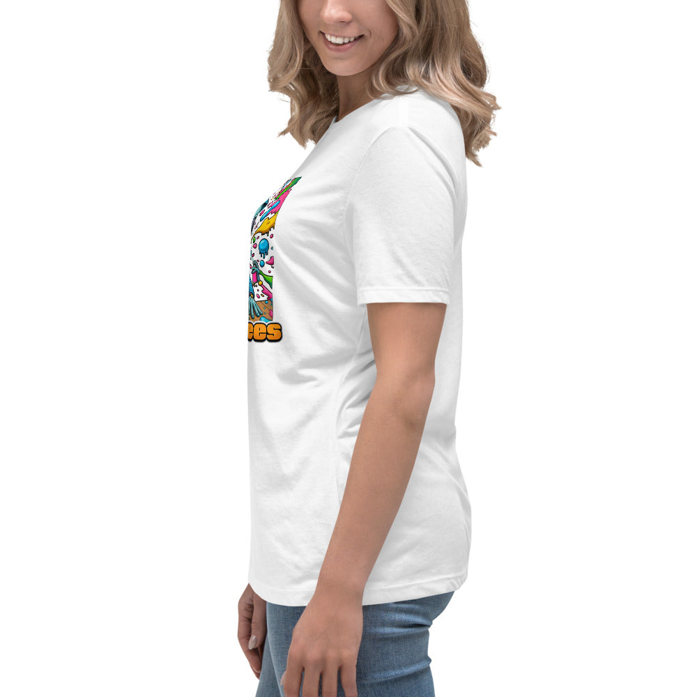 GraffyTees Alien Painter W bucket hat Women's Relaxed T-Shirt