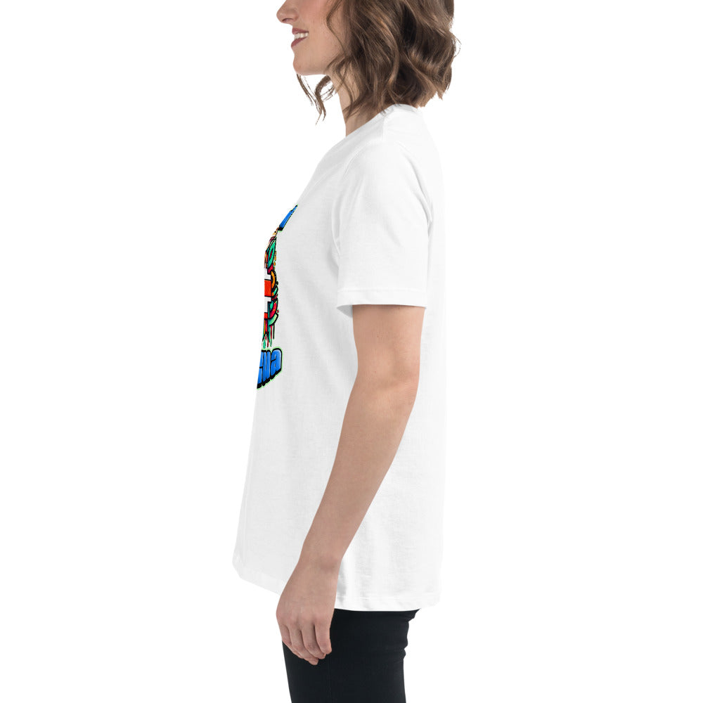 Graffytees Proud Boricua Women's Relaxed T-Shirt