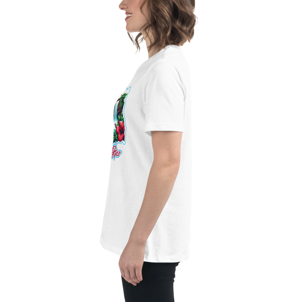 Graffytees Puerto Rico Coqui in UFO Women's Relaxed T-Shirt