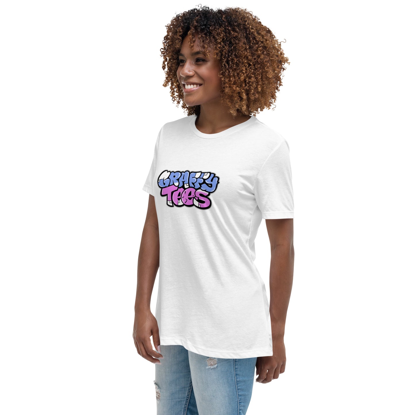 Graffitees Bubble letter logo Women's Relaxed T-Shirt