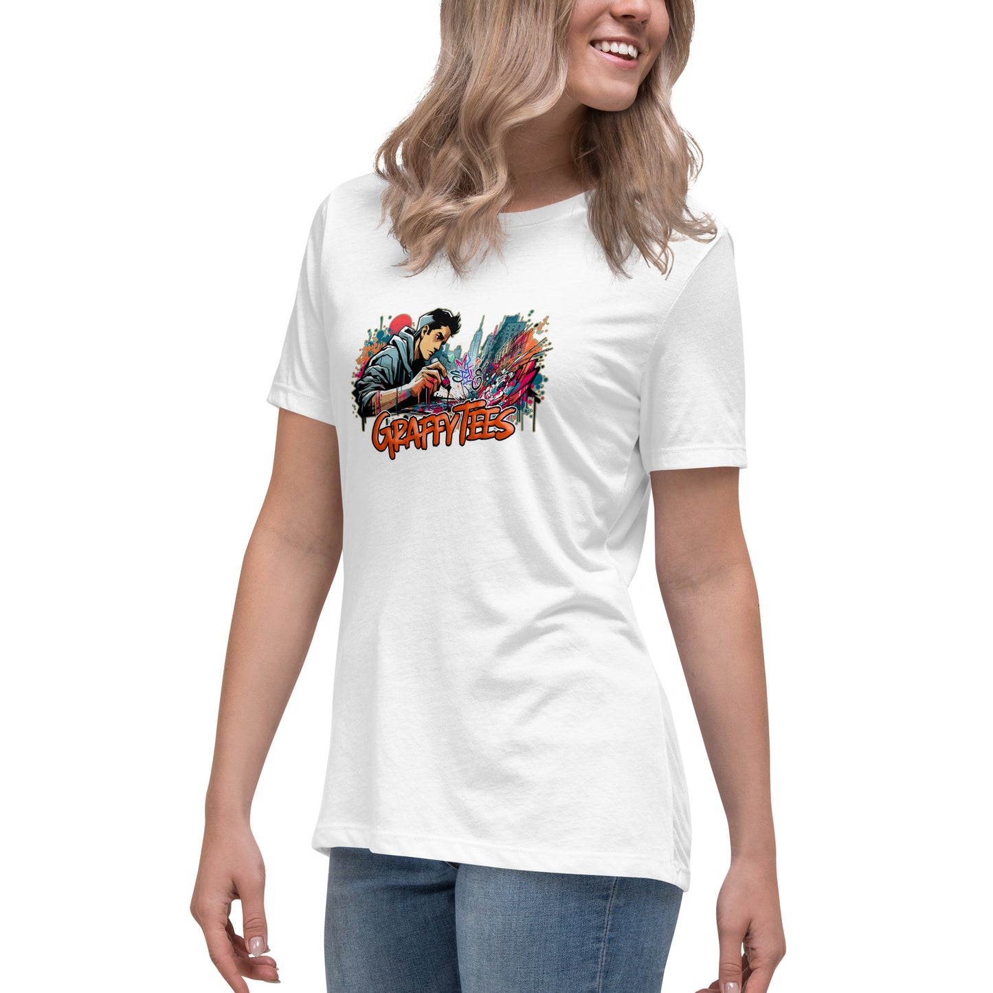 GraffyTees Writer Vandal with Pilot Marker Women's Relaxed T-Shirt