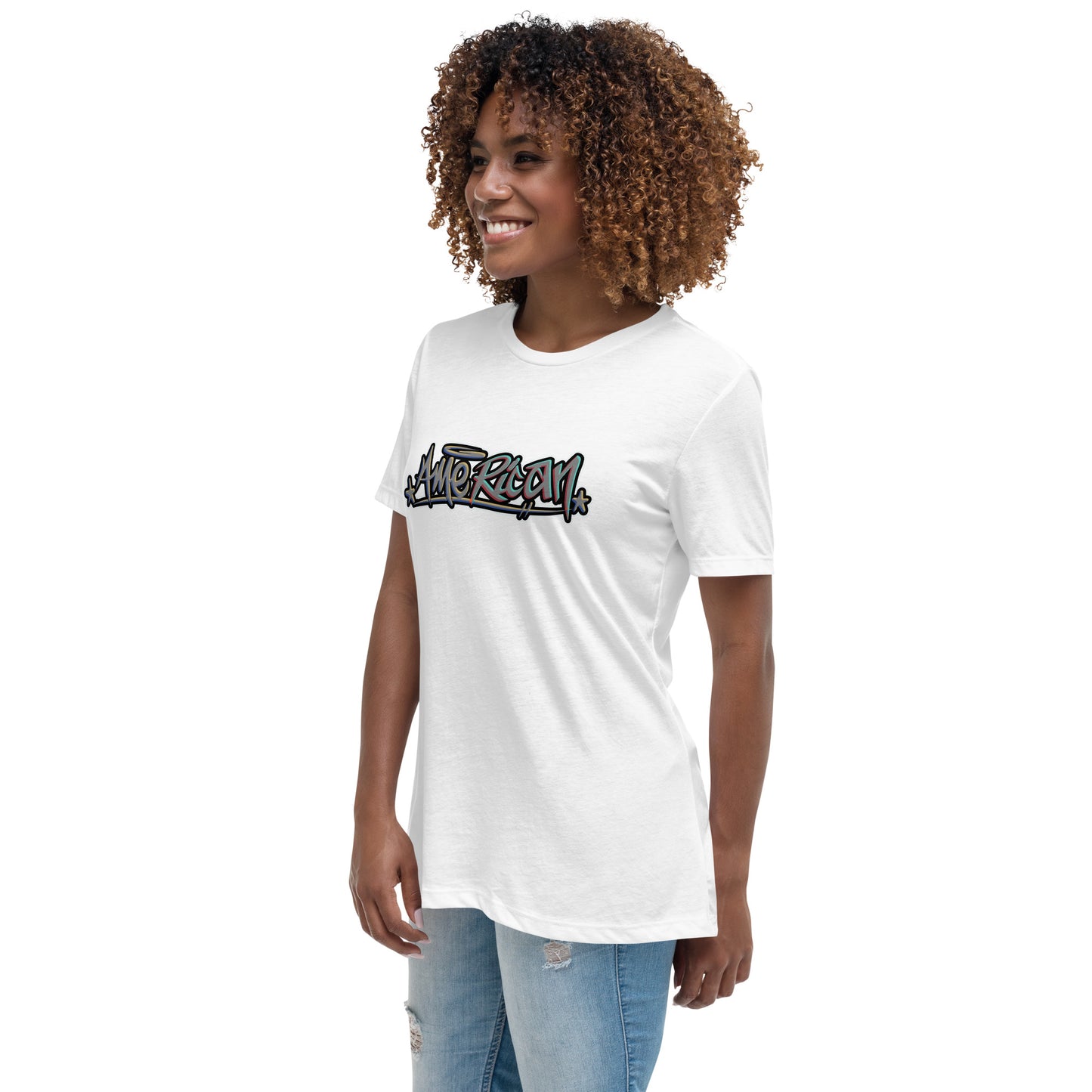 Graffytees American Graffiti Women's Relaxed T-Shirt