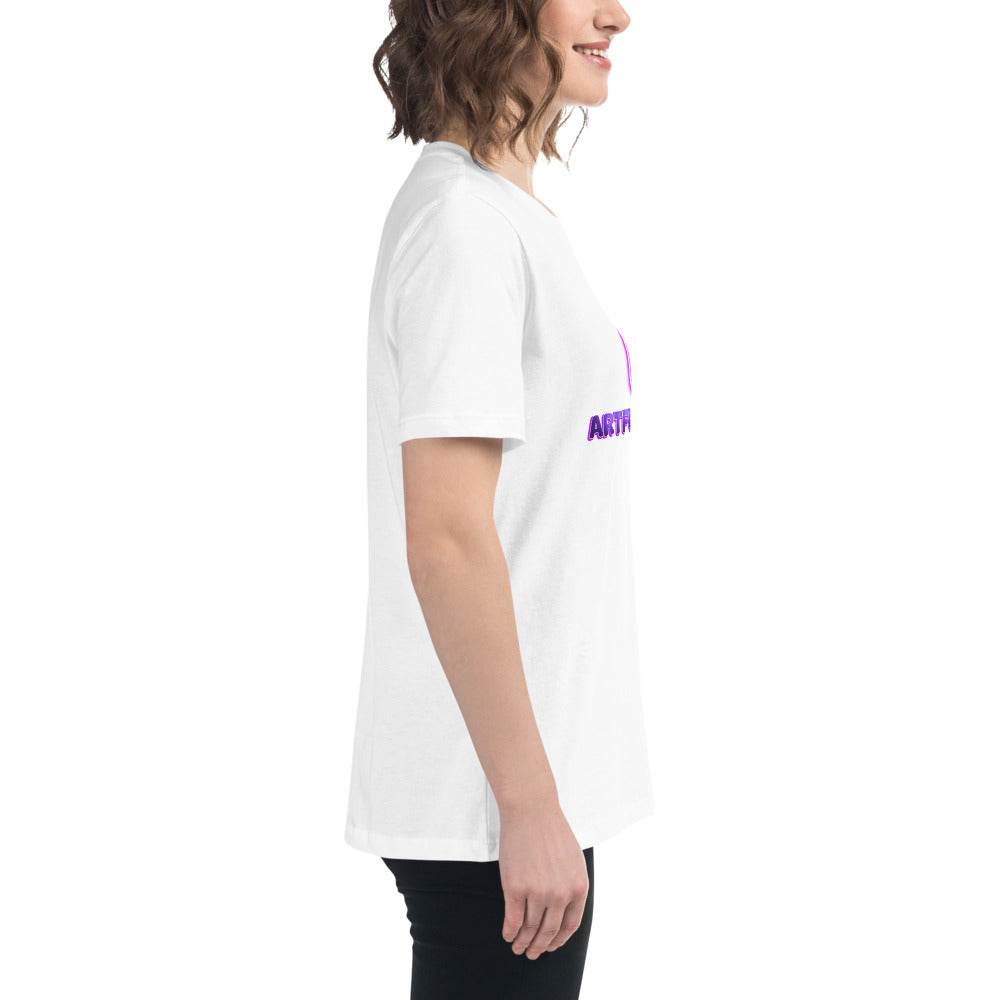 Artful Alienz logo Women's Relaxed T-Shirt