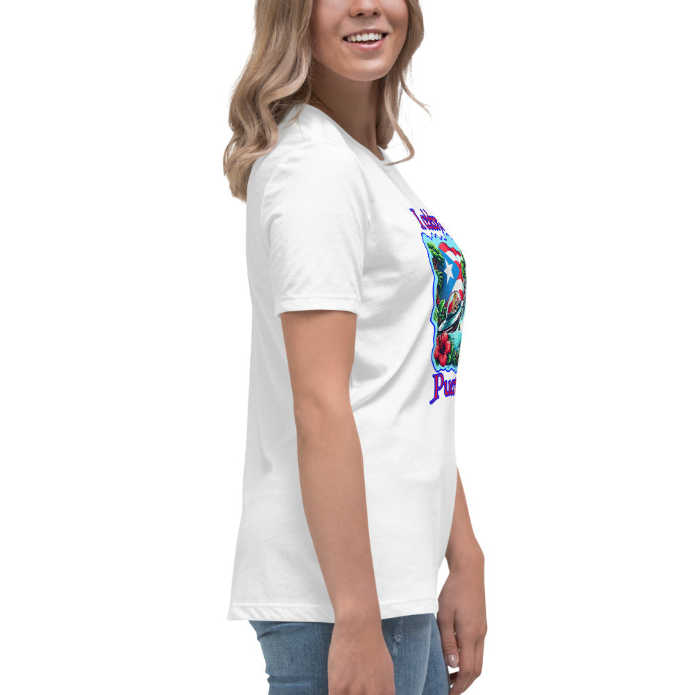 Graffytees I celebrate Puerto Rico Women's Relaxed T-Shirt