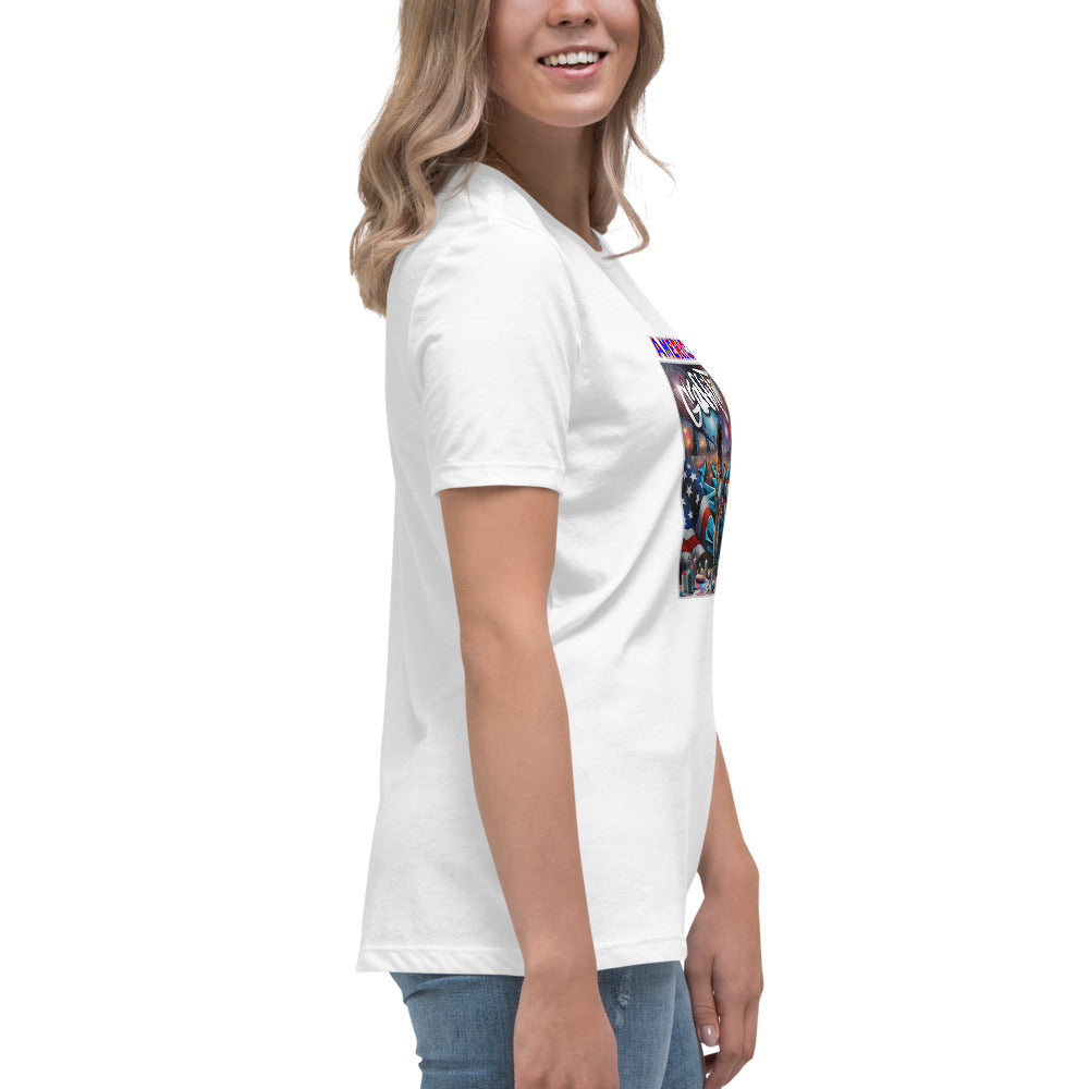 Graffytees American Graffiti Women's Relaxed T-Shirt