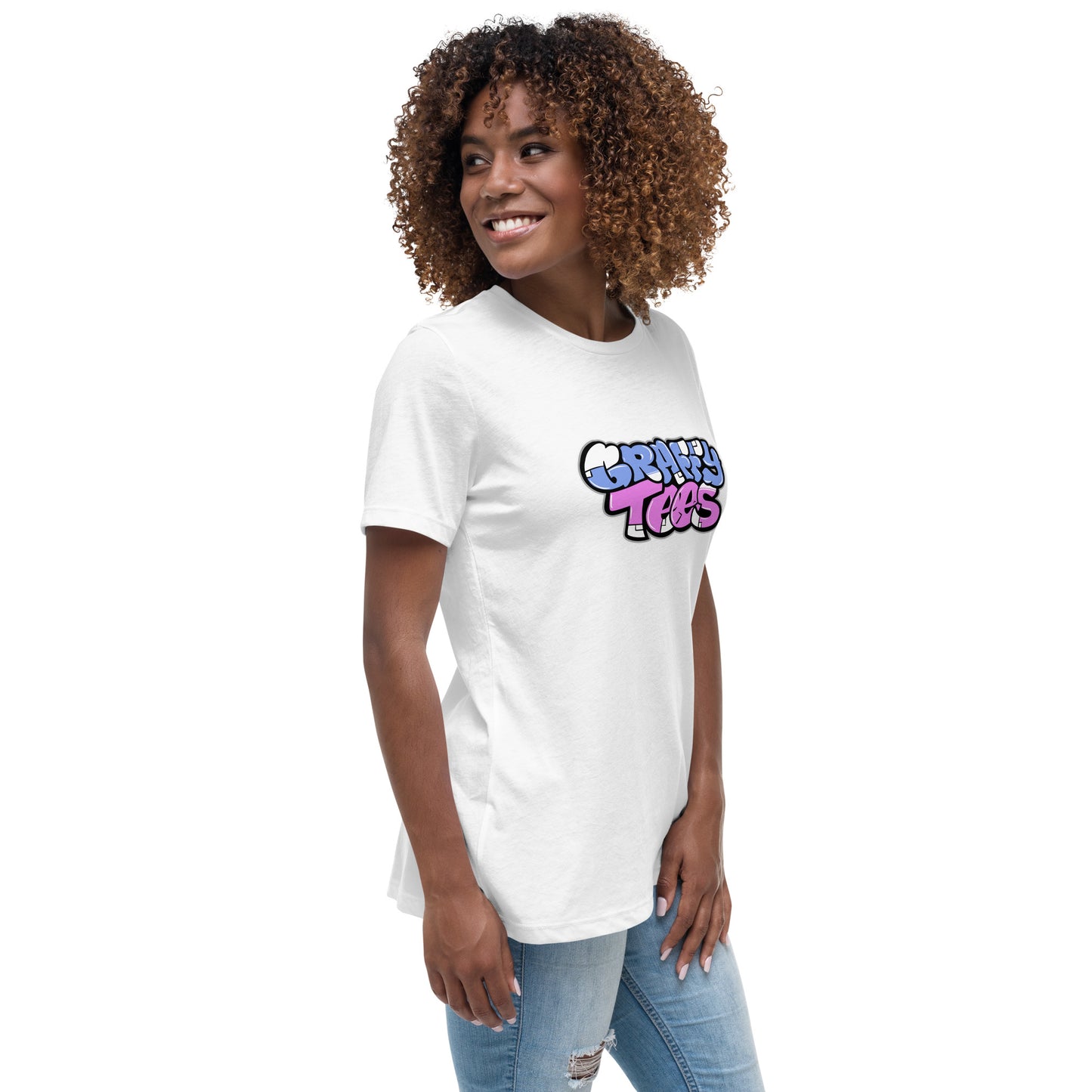 Graffitees Bubble letter logo Women's Relaxed T-Shirt