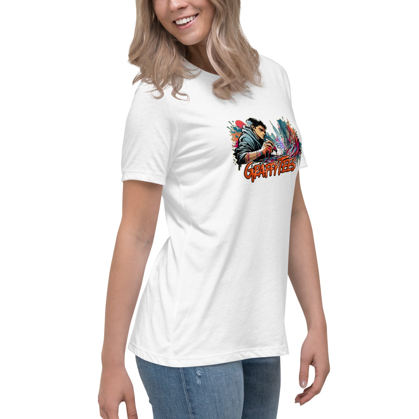 GraffyTees Writer Vandal with Pilot Marker Women's Relaxed T-Shirt
