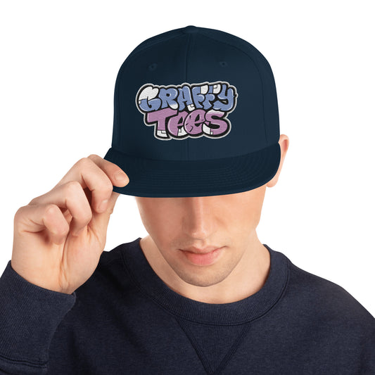 GraffyTees Bubble style Snapback Hat