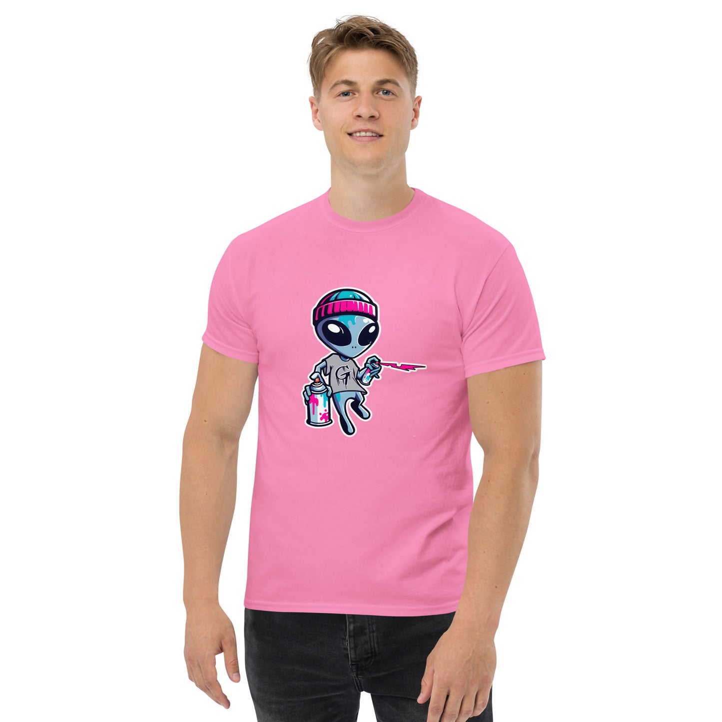 GraffyTees Artful Aliens Mascot Men's classic tee