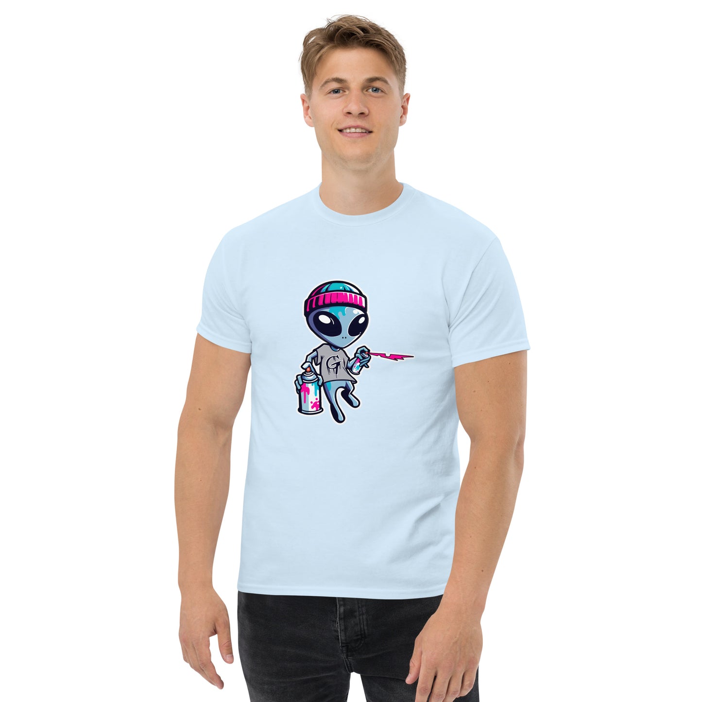 GraffyTees Artful Aliens Mascot Men's classic tee