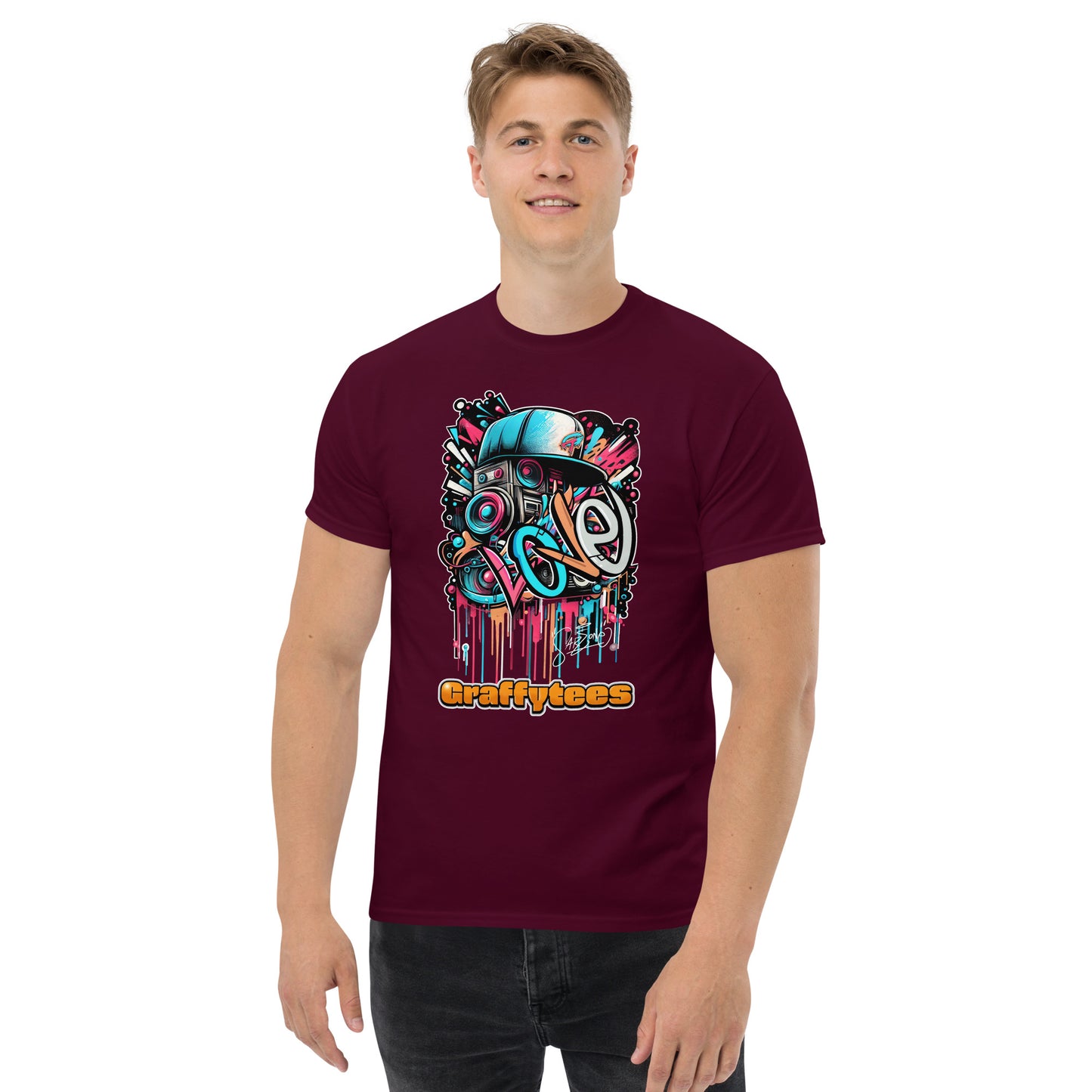 Graffiti Love Men's classic tee