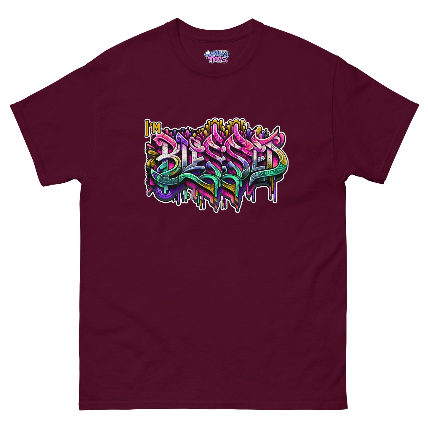 Graffiti Blessed Men's classic tee