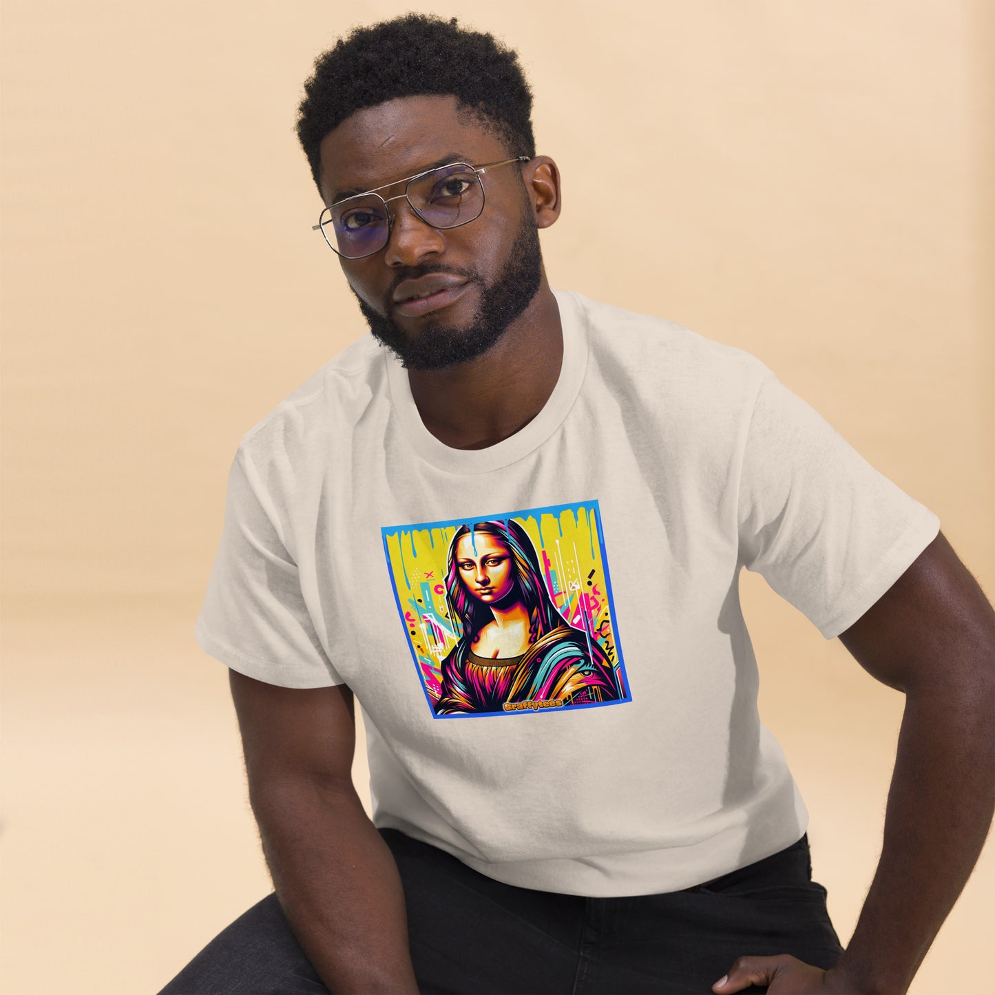 graffiti Mona Lisette Men's classic tee