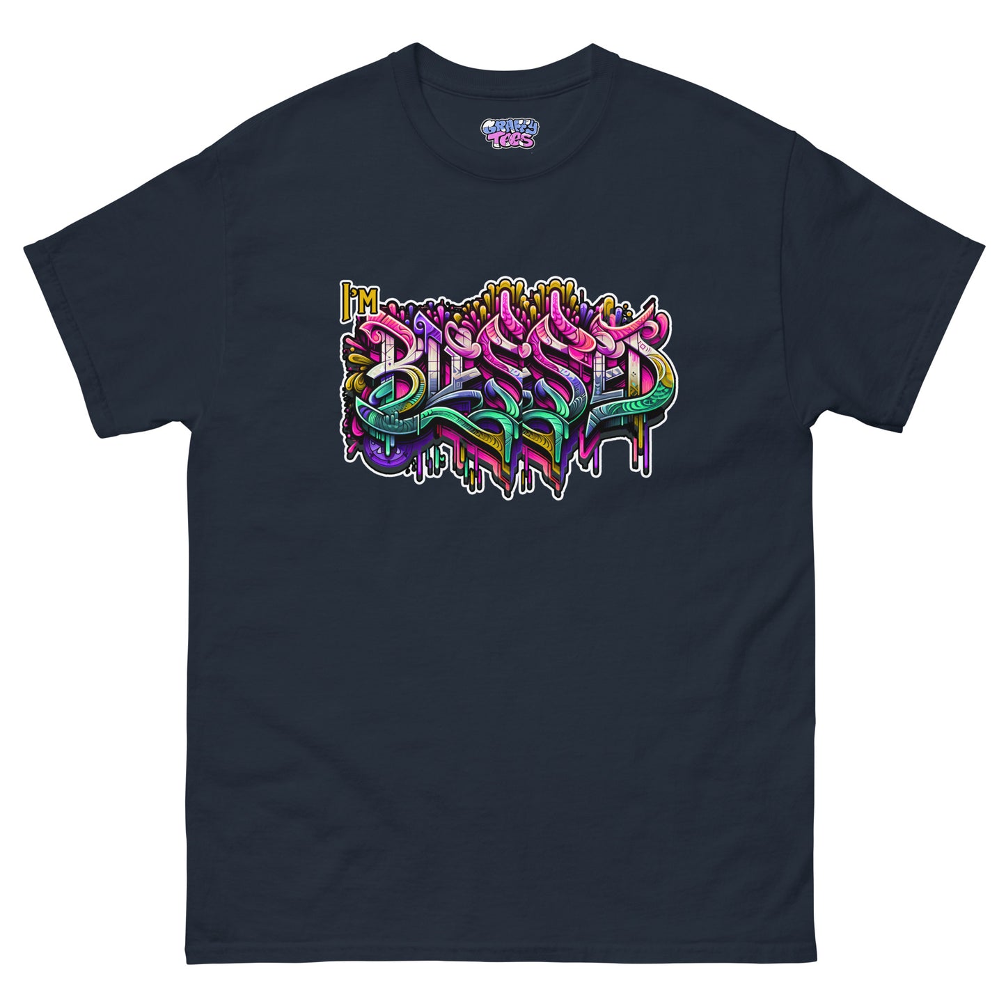 Graffiti Blessed Men's classic tee